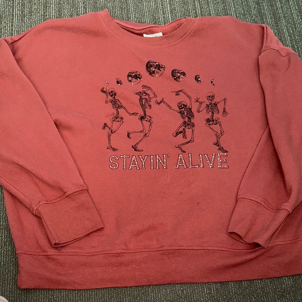 Maurice’s Stayin' Alive Skeleton Sweater